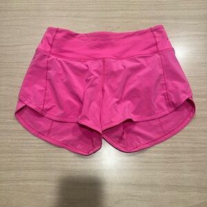 Lululemon Athletica Bright Pink Athletic Shorts Size 4